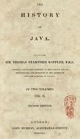 The history of Java Vol. II (1830)