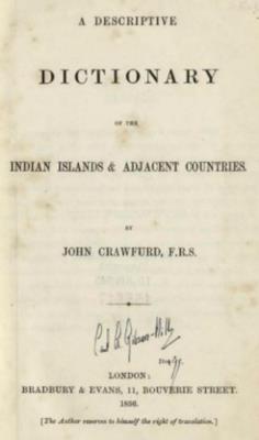 Descriptive dictionary of the Indian Islands & adjacent countries