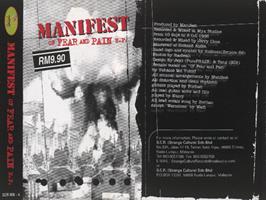 Manifest of fear and pain