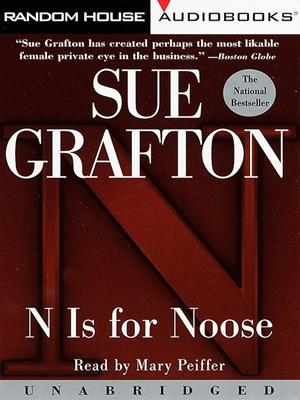 "n" is for noose  : Kinsey Millhone Series, Book 14. Sue Grafton. 