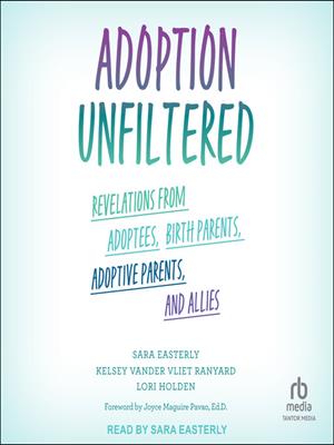 Adoption unfiltered  : Revelations from adoptees, birth parents, adoptive parents, and allies. Sara Easterly. 