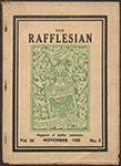 The Rafflesian, v. 24, no. 2 (Nov. 1950)