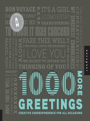 1,000 more greetings: creative correspondence for all occasions . Aesthetic Movement. 