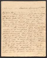Letter from Sir Thomas Stamford Raffles in London to [Sir Alexander Johnston of Singapore]