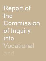 Report of the Commission of Inquiry into Vocational and Technical Education in Singapore