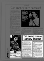 The taxing issue of alimony payment