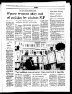 S’pore women stay out of politics by choice: MP