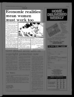 Economic realities mean women must work too