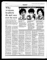 Why women leaders do not see eye to eye