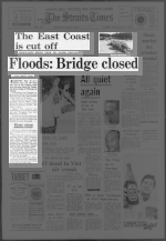 Floods: Bridge closed