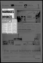 ON THE RISE  MARRIAGES  ON THE DECLINE  DIVORCES